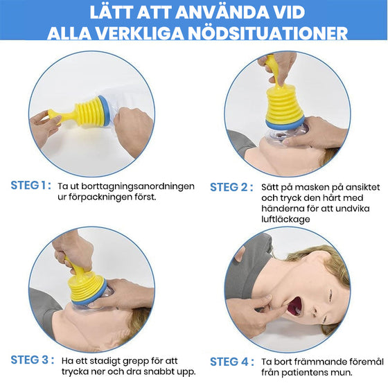 Vitalkapacitetstränare + kvävningsskydd