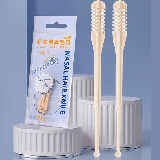 2-i-1 näshårstrimmer & öronrensare (2 stycken)