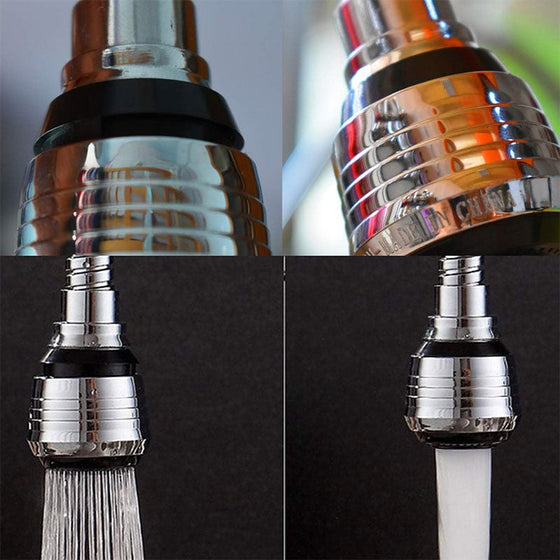 Stänkskyddad strålsamlare för köksblandare