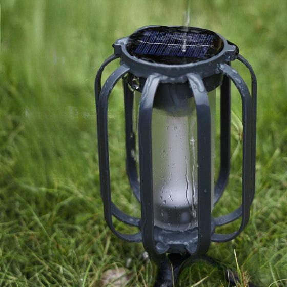 Solcellslampa för utomhusbruk med 4 lägen