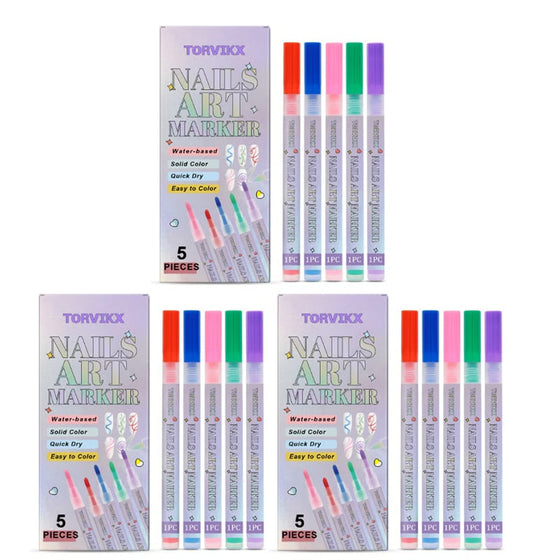 Set med nagelkonstpennor