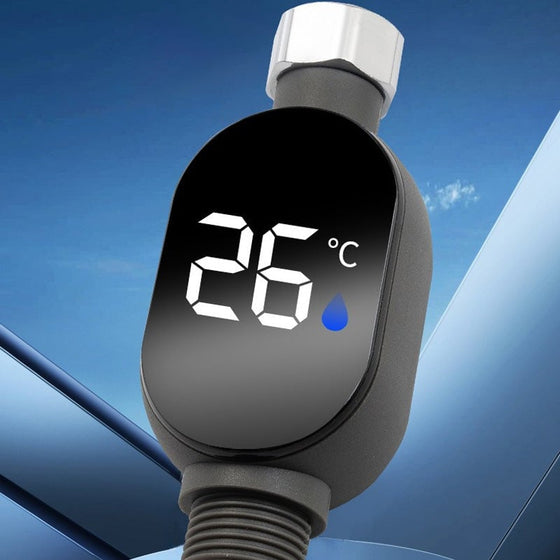 Duschtermometer med LED-skärm