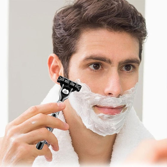 Trelagers manuell rakhyvel för män