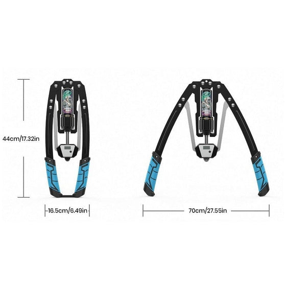 Justerbar Hydraulisk Krafttränare Med Räknare