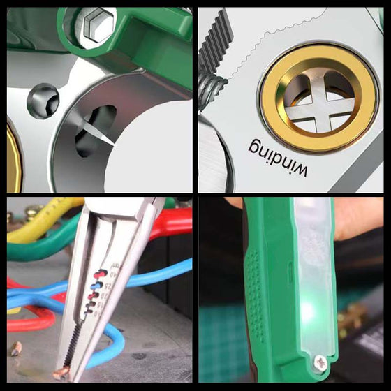 8-i-1 Spänningsmätande Avmantlingstänger