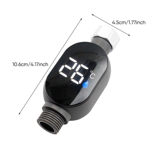 Duschtermometer med LED-skärm