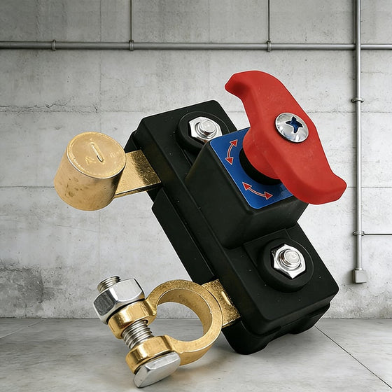 Universell batterifrånskiljare & läckageskydd