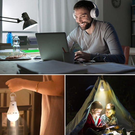 Nödlampa i tre färger