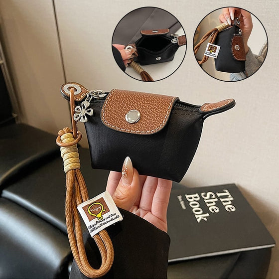 Mini Nylon Dumpling Myntväska