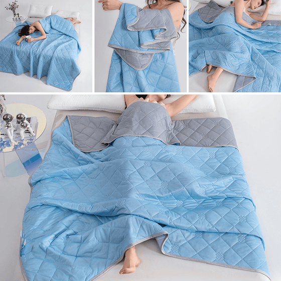 Sommartäcke med glasskänsla