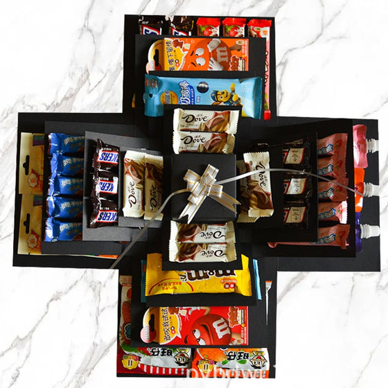 Tom explosionspresentlåda för överraskningar