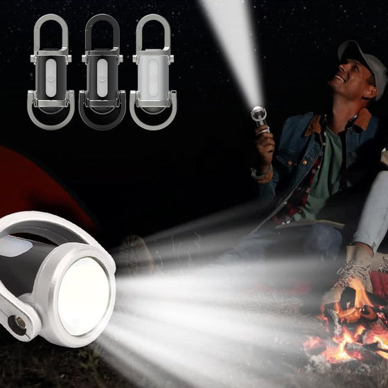 Vattentät nyckelringsficklampa