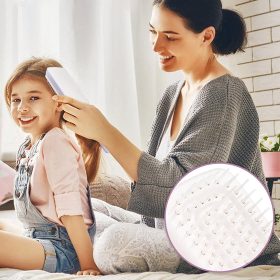 Roterande hårstryk-kam