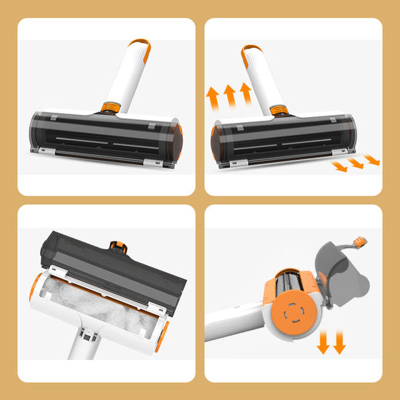 Hårrullare för husdjur multifunktionell bärbar tvättbar hårborttagning