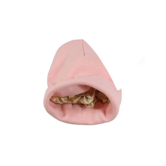 Öronskyddande stickad mössa