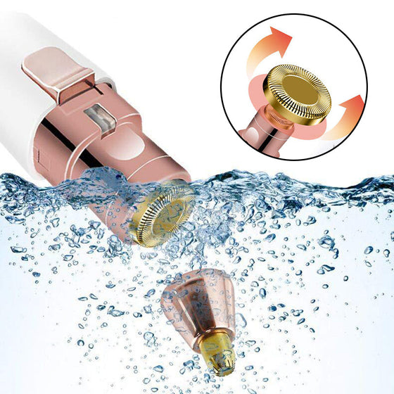 2-i-1 Elektrisk Ögonbrynstrimmer