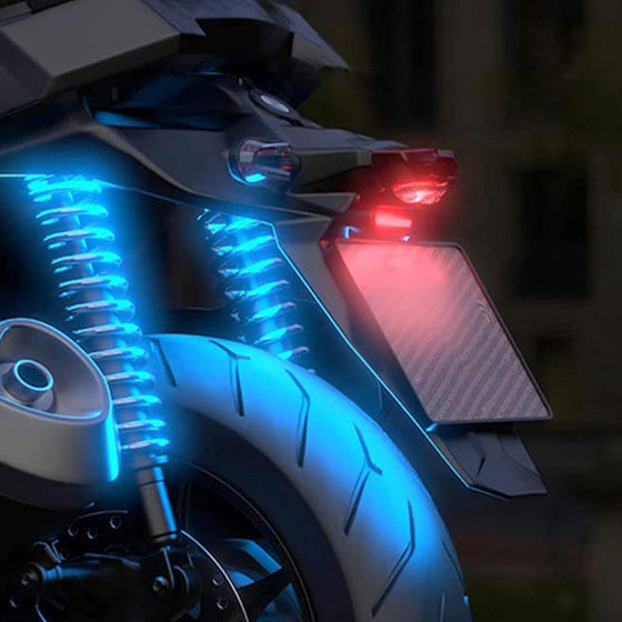 LED-strobelys för motorcyklar och cyklar