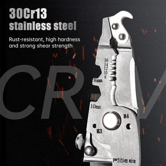 Hopfällbar kabelskalare