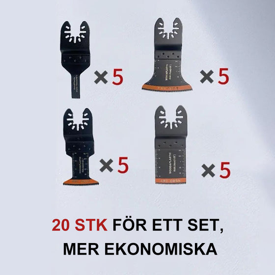 Skärsblad för Oscillerande verktyg med böjd kant (20 st)