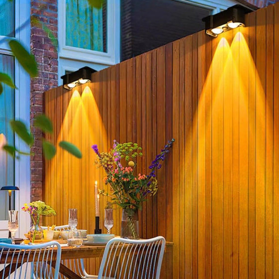 Solar Utomhus Vattentät Vägglampa