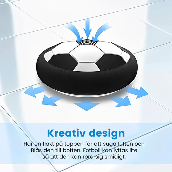 Inomhusfotboll med LED-lampor