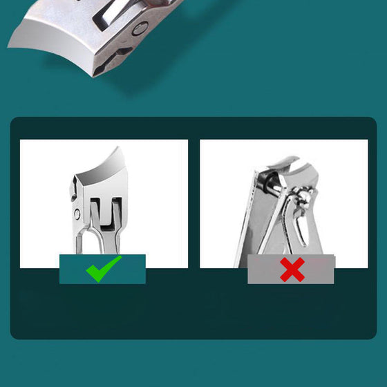 Bred Käköppning Antistänk Snedställd Nagelklippare