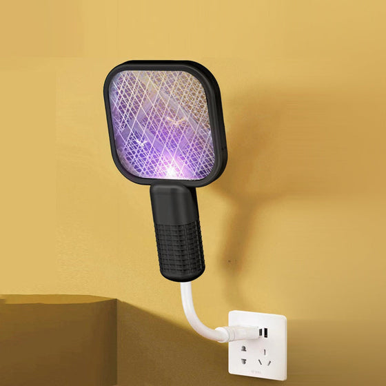 Elektrisk myggsmällare rackett myggavvisare