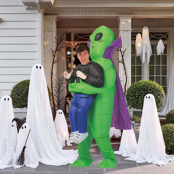 Uppblåsbar utomjordingsdräkt