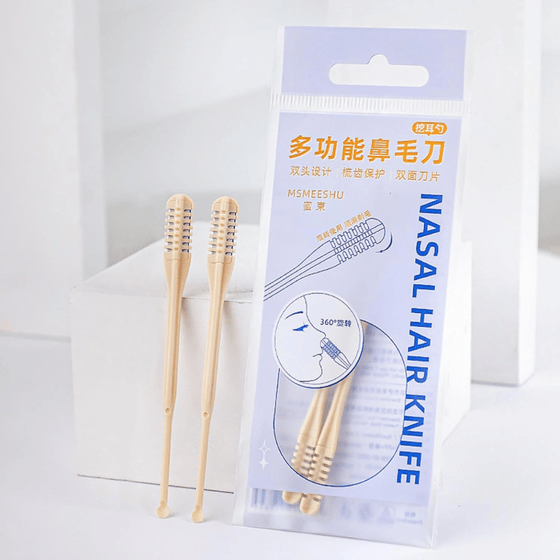 2-i-1 näshårstrimmer & öronrensare (2 stycken)