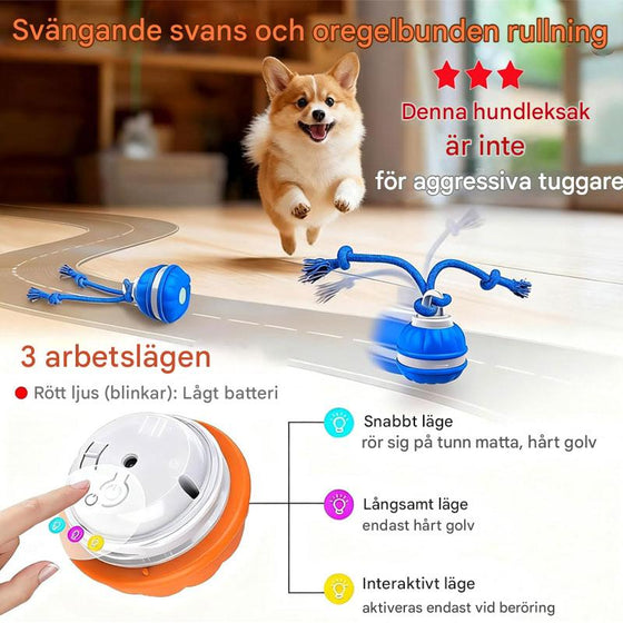Interaktiv Smart Rullande Husdjursboll