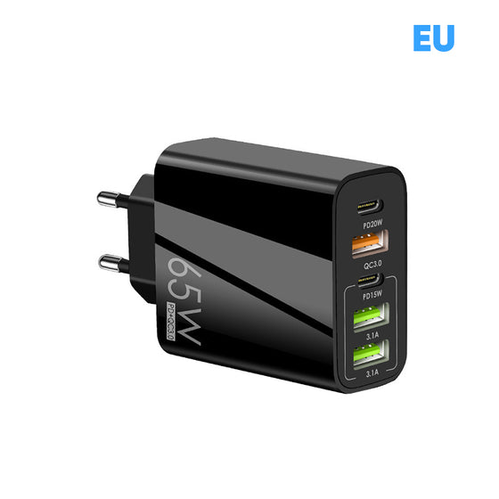 Multiportadapter 65W snabbladdare 