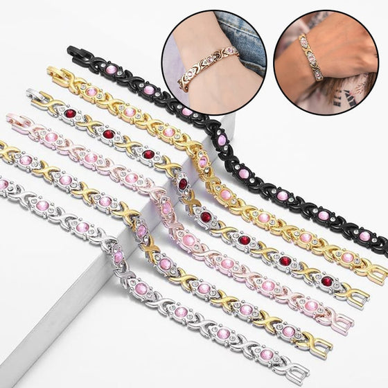 Diamantbesatt magnetiskt armband