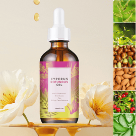 Cyperus Rotundus-olja för naturlig permanent hårreducering