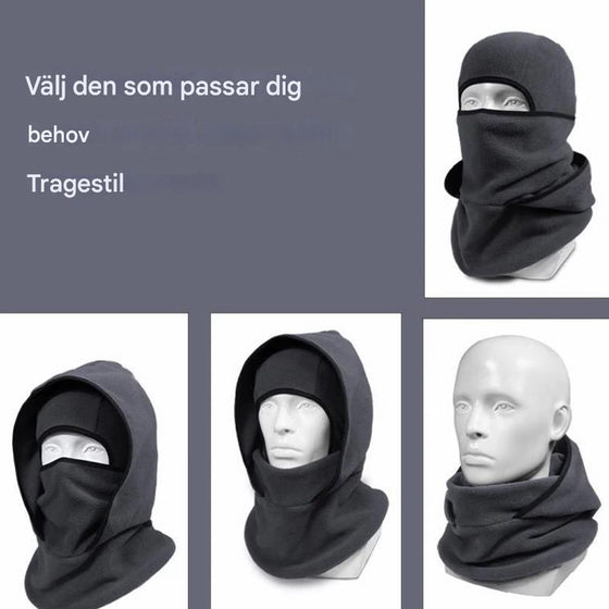 Allt-i-ett Halsvärmare & Cykelmask