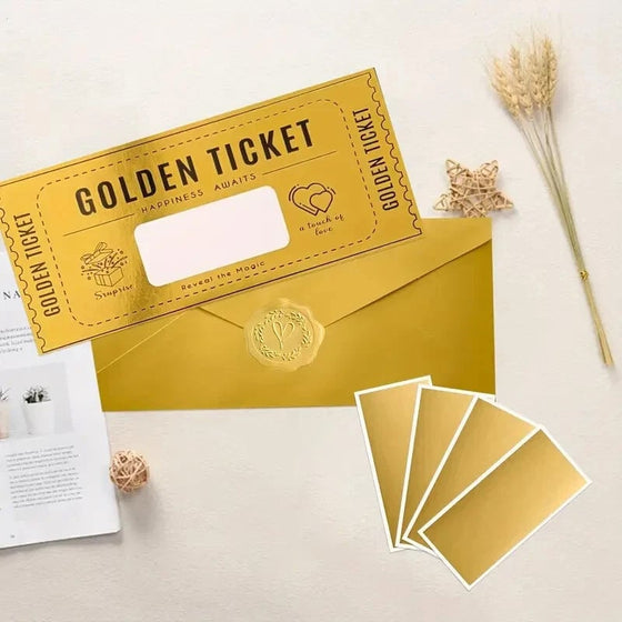 Skraplotteri Med Gyllene Lotter