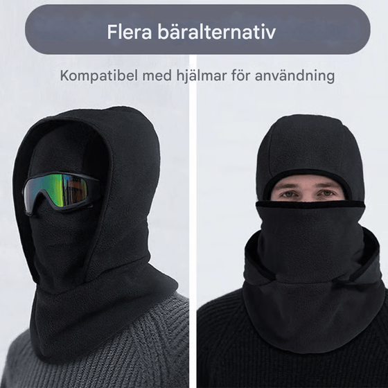 Allt-i-ett Halsvärmare & Cykelmask