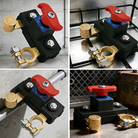 Universell batterifrånskiljare & läckageskydd