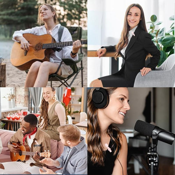 Professionell trådlös Lavalier Lapel-mikrofon