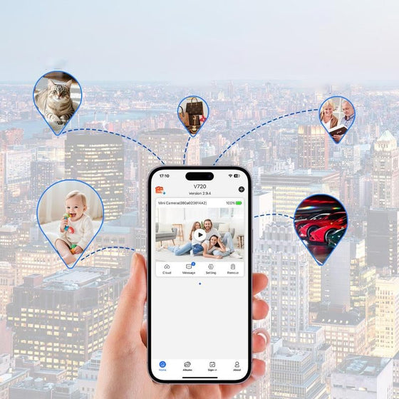 Trådlös inomhuskamera