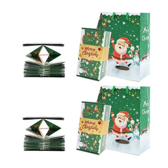 Julöverraskningsexplosion studsande presentask