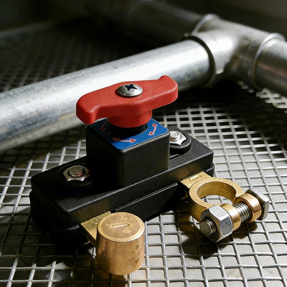 Universell batterifrånskiljare & läckageskydd