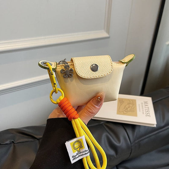 Mini Nylon Dumpling Myntväska