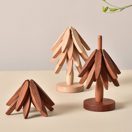 Isoleringsunderlägg av massivt trä