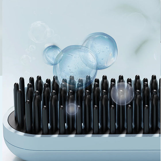 Trådlös Laddning Portabel Hårutjämnande Kamm