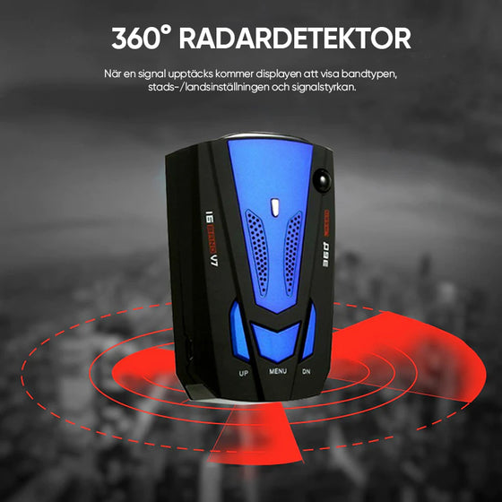 Fordonshastighetsradardetektor