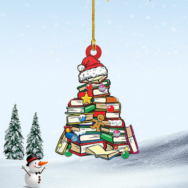 Christmas Book Tree Ornament