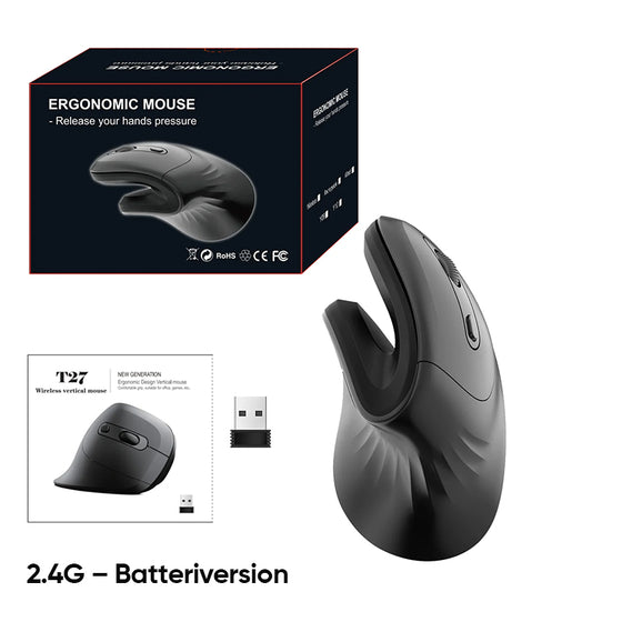 Tyst Ergonomisk Mus för handledsavlastning