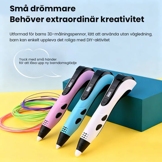 Barnens pedagogiska DIY-skapande 3D-ritningspenna