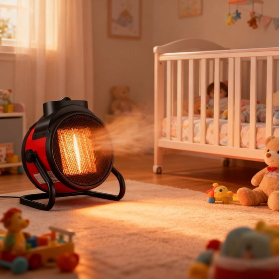 Kraftfull bärbar värmekanon