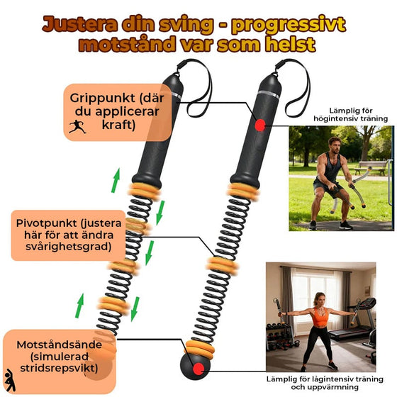 Justerbara replösa stridsrepträning